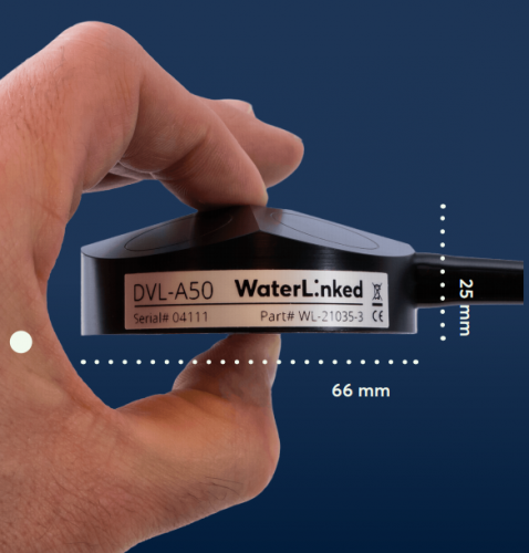 Water Linked緊湊型聲學(xué)多普勒計程儀DVL